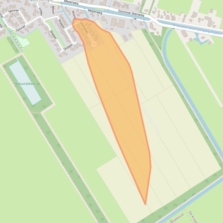 Kaart van postcodegebied 8456JC.