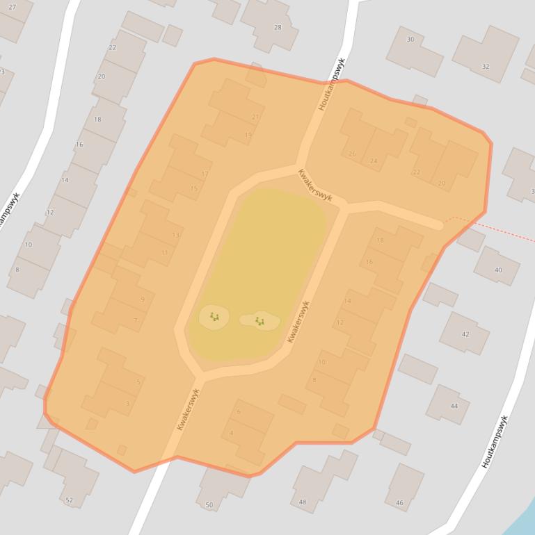 Kaart van postcodegebied 8456KA.