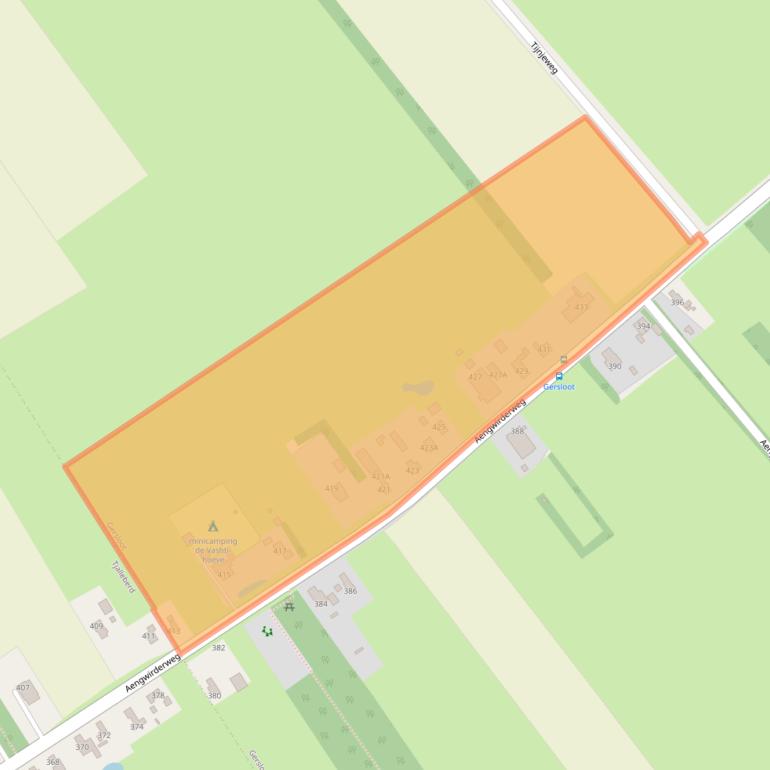 Kaart van postcodegebied 8457CB.