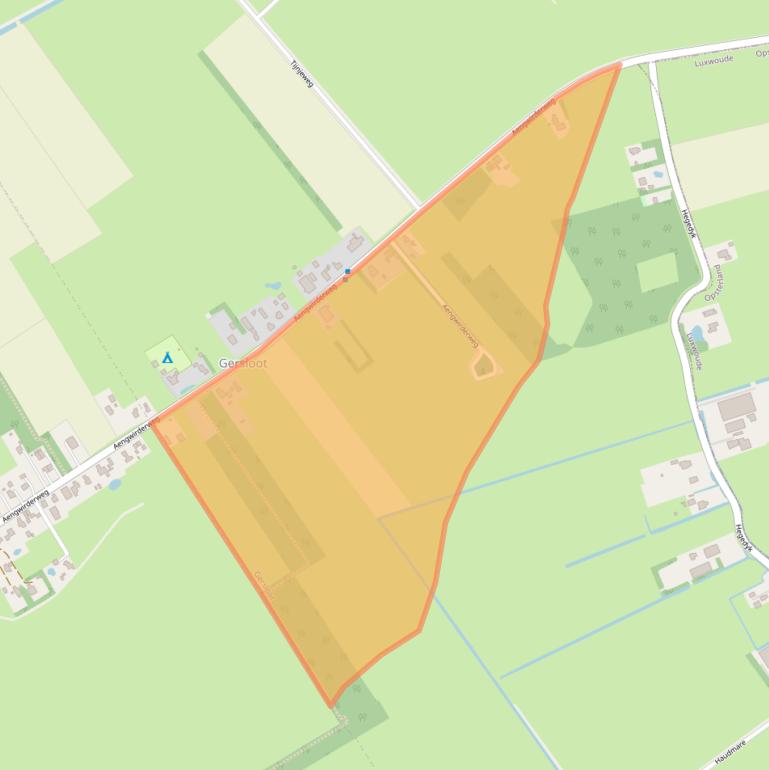 Kaart van postcodegebied 8457CC.