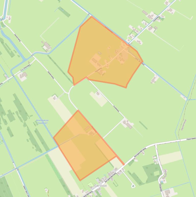 Kaart van postcodegebied 8457EK.