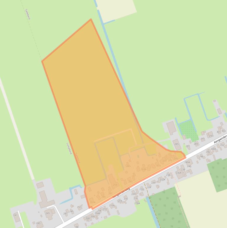 Kaart van postcodegebied 8458BE.