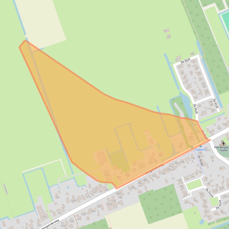 Kaart van postcodegebied 8458BG.