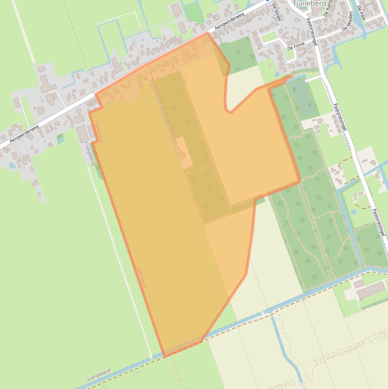 Kaart van postcodegebied 8458BH.