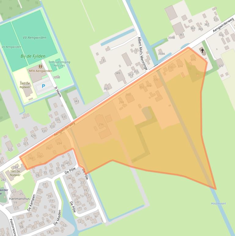 Kaart van postcodegebied 8458CK.