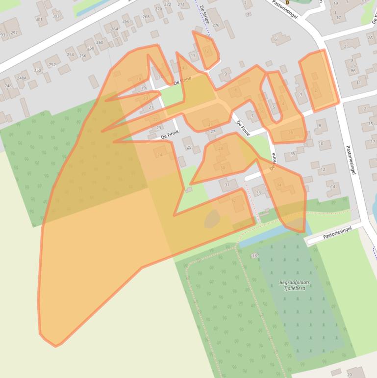 Kaart van postcodegebied 8458CS.