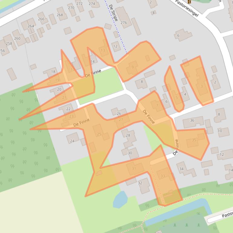 Kaart van postcodegebied 8458CT.