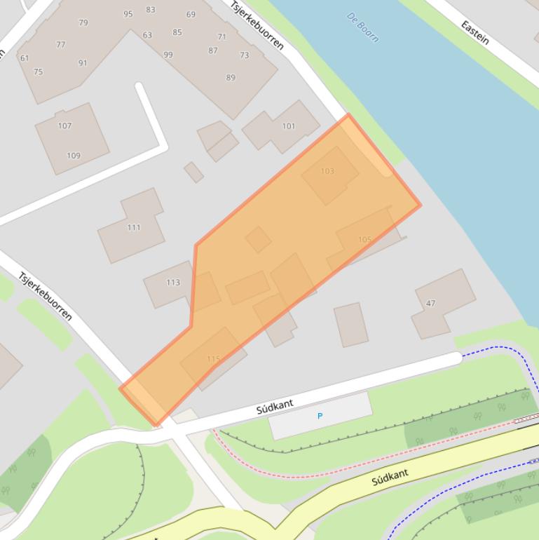 Kaart van postcodegebied 8459KG.