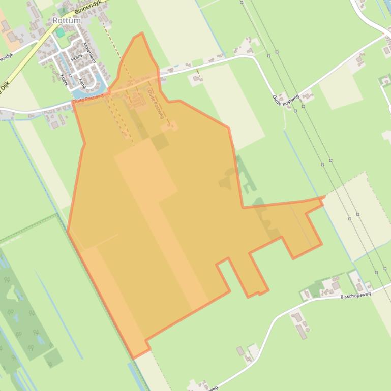 Kaart van postcodegebied 8461LM.