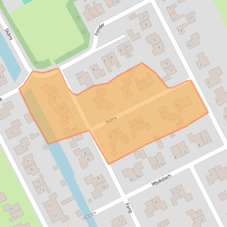 Kaart van postcodegebied 8461LP.