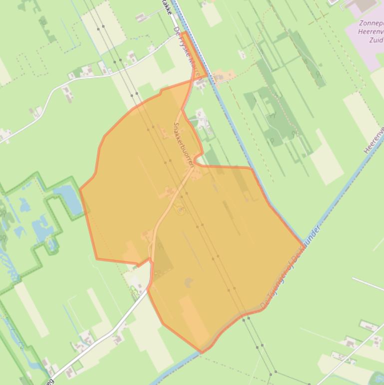 Kaart van postcodegebied 8462TC.