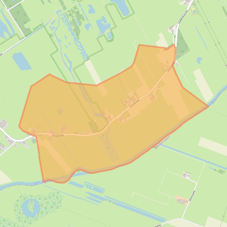 Kaart van postcodegebied 8462TD.