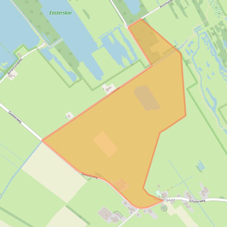 Kaart van postcodegebied 8462TL.