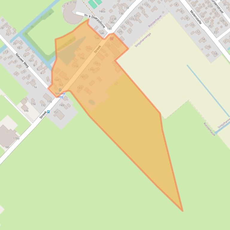 Kaart van postcodegebied 8463NG.