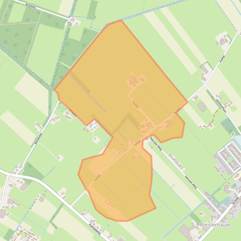 Kaart van postcodegebied 8463VC.