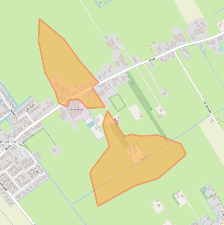 Kaart van postcodegebied 8464ND.