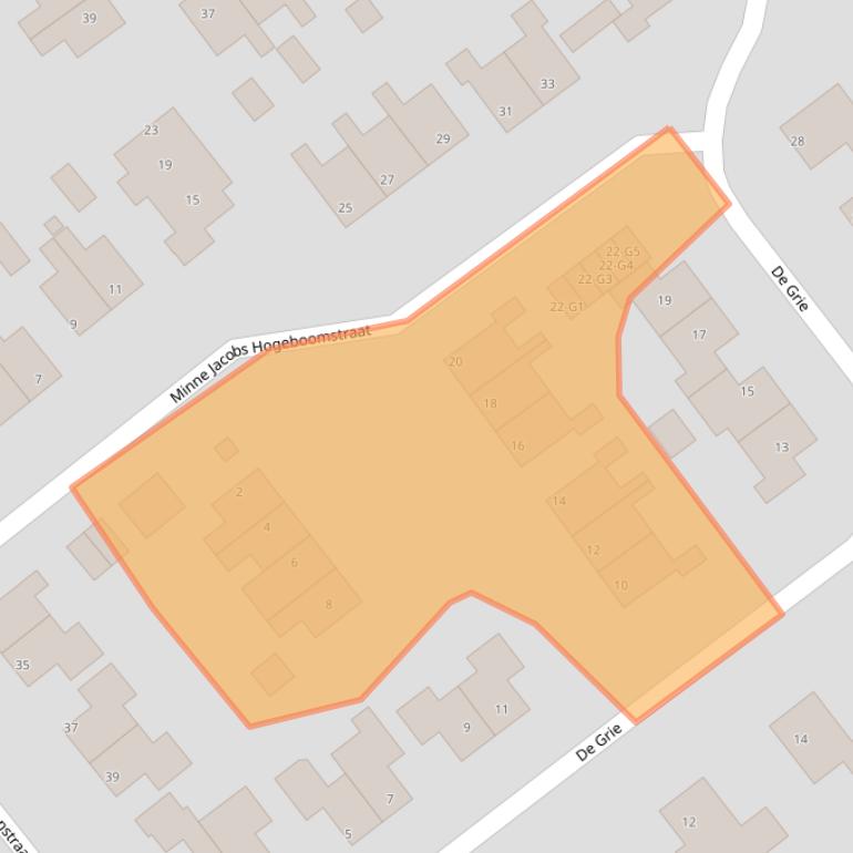 Kaart van postcodegebied 8464NN.