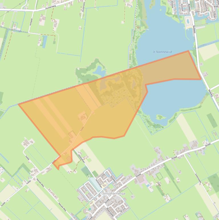 Kaart van postcodegebied 8464VK.