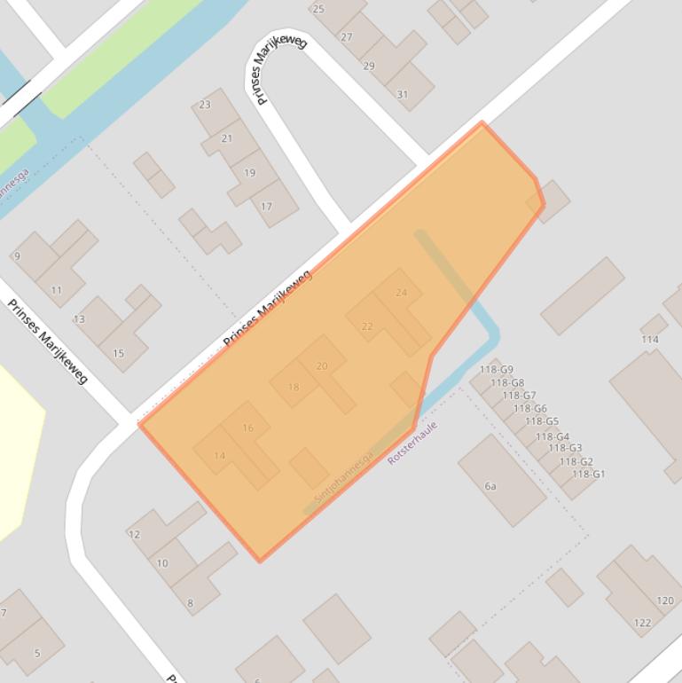 Kaart van postcodegebied 8464VN.