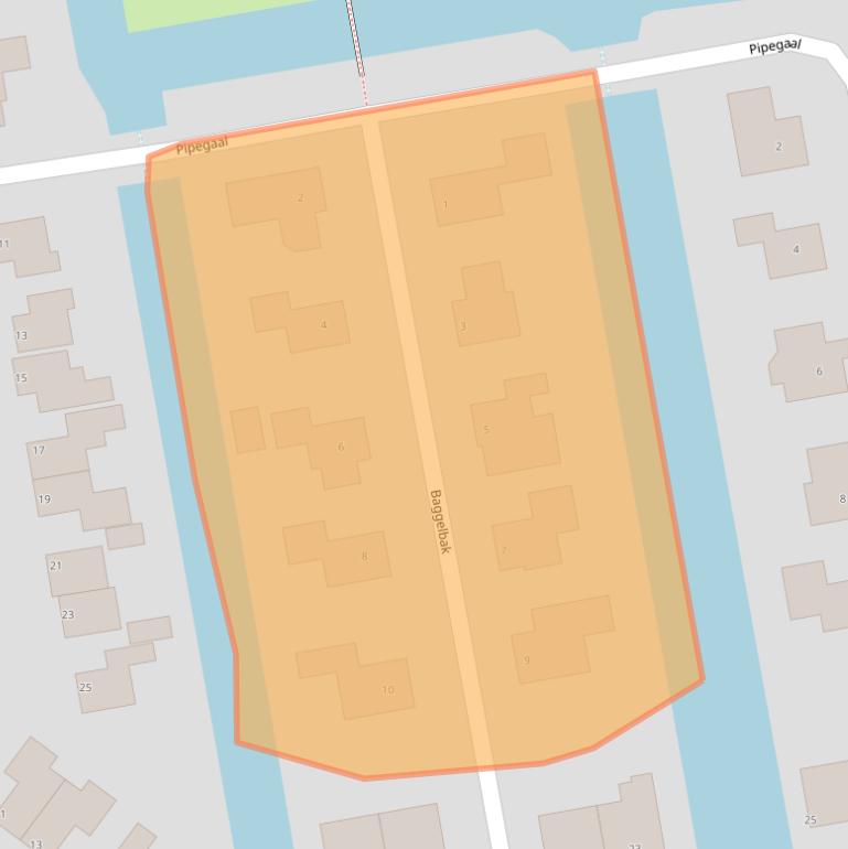 Kaart van postcodegebied 8465MB.