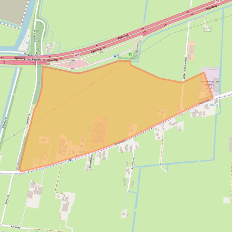 Kaart van postcodegebied 8465PA.