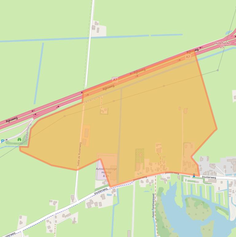 Kaart van postcodegebied 8465PB.