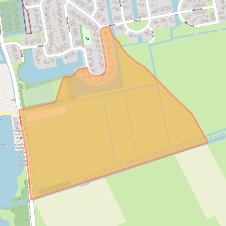 Kaart van postcodegebied 8465RT.