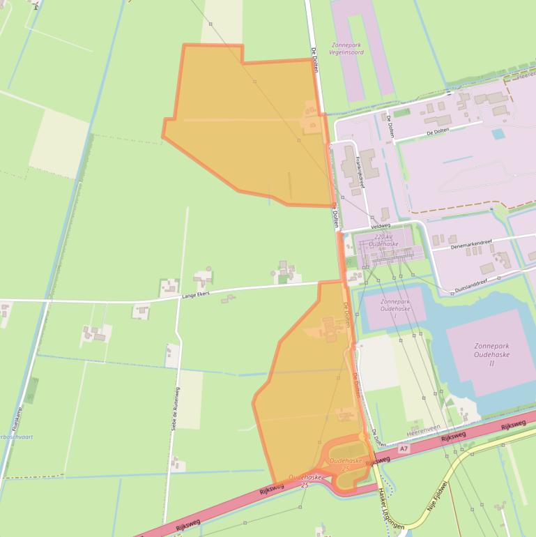 Kaart van postcodegebied 8465SB.