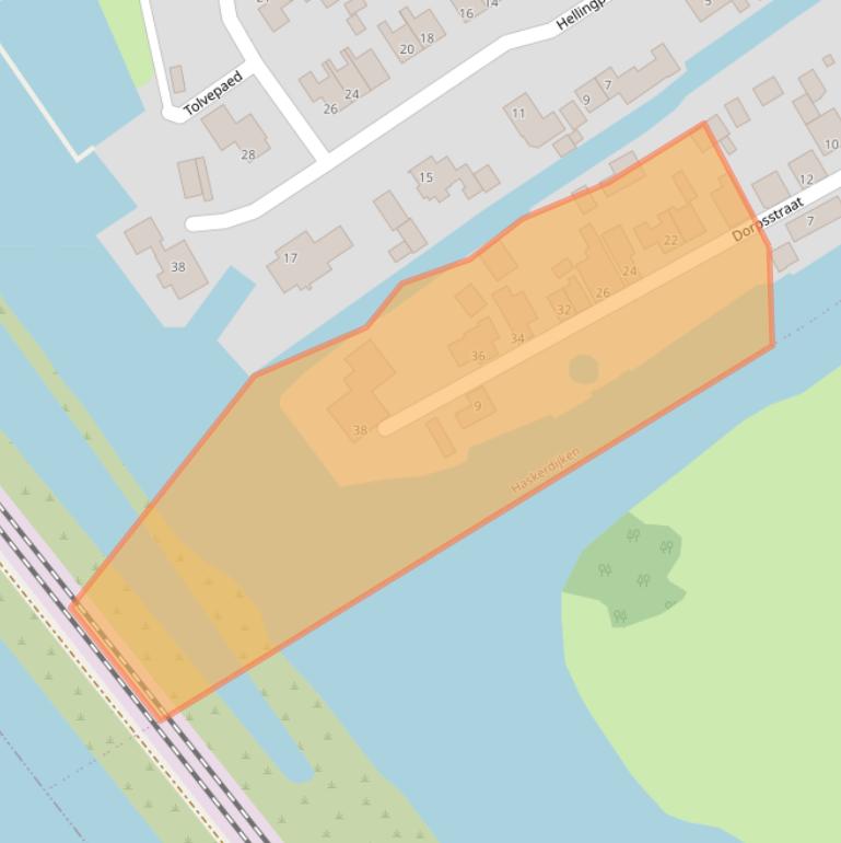 Kaart van postcodegebied 8468BB.