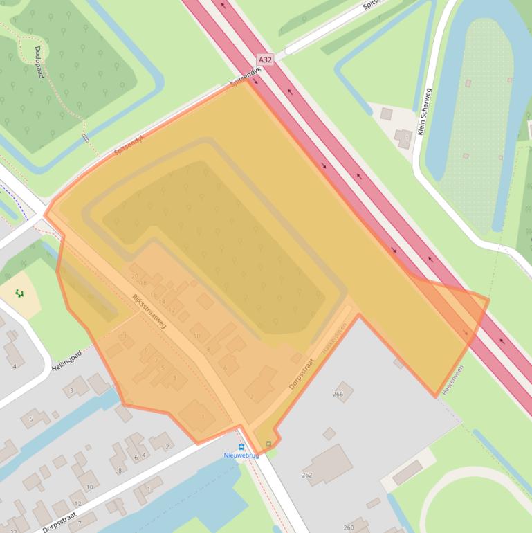 Kaart van postcodegebied 8468BG.