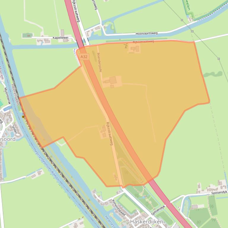 Kaart van postcodegebied 8468BH.