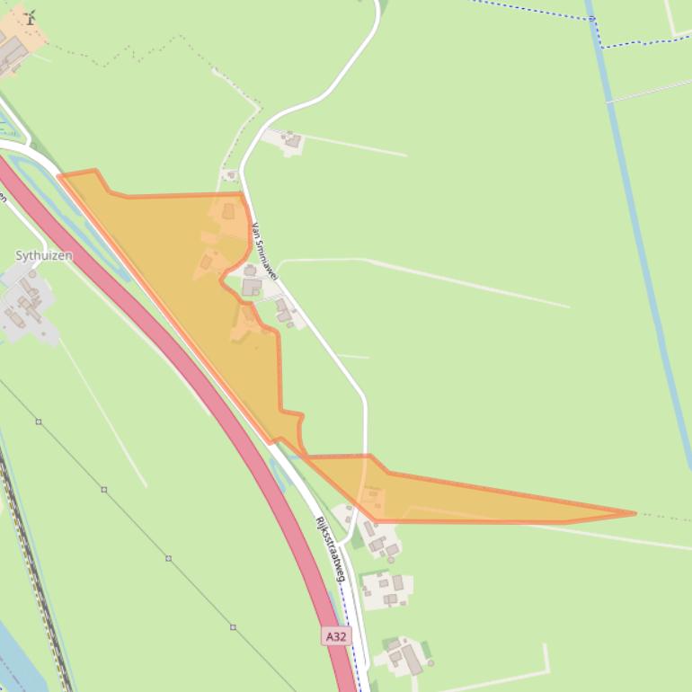 Kaart van postcodegebied 8468MD.