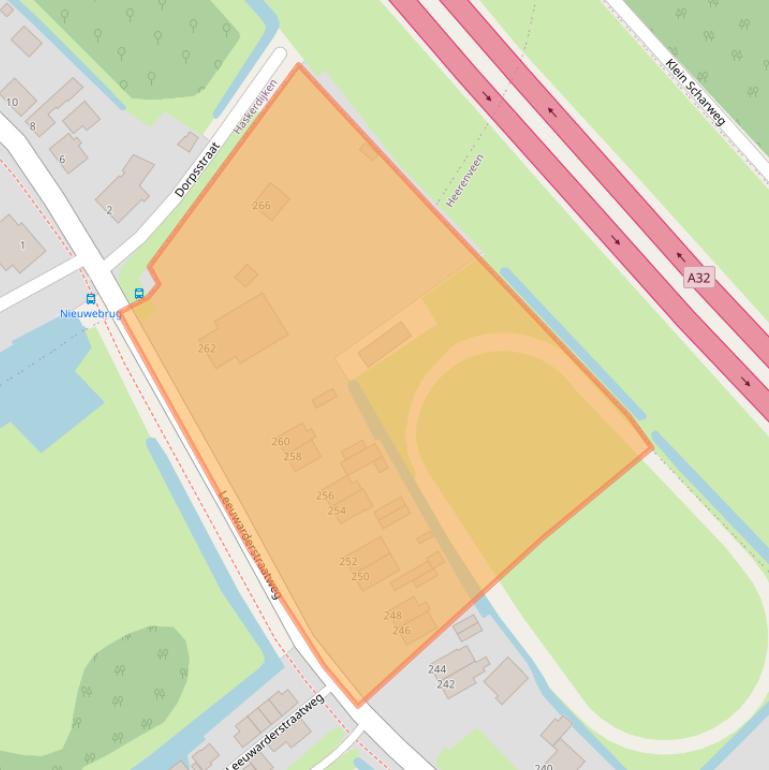 Kaart van postcodegebied 8469AD.