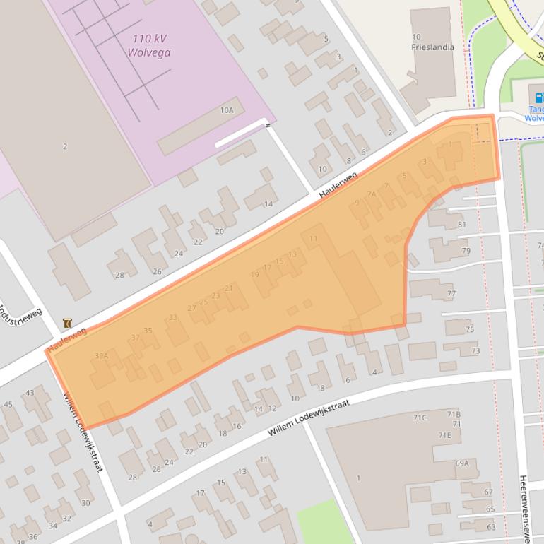 Kaart van postcodegebied 8471AH.