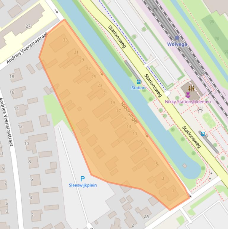 Kaart van postcodegebied 8471AN.