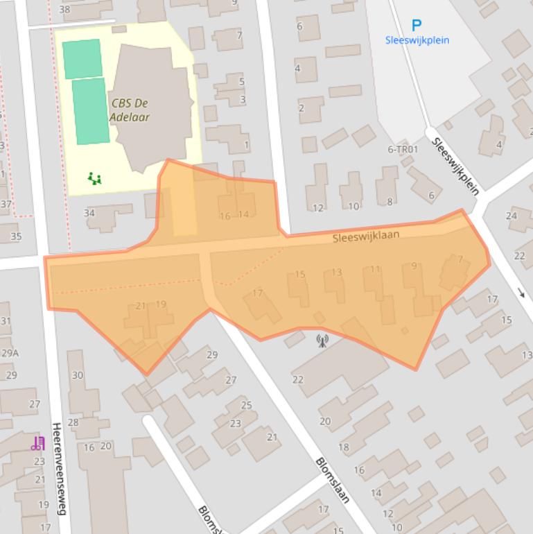 Kaart van postcodegebied 8471AV.