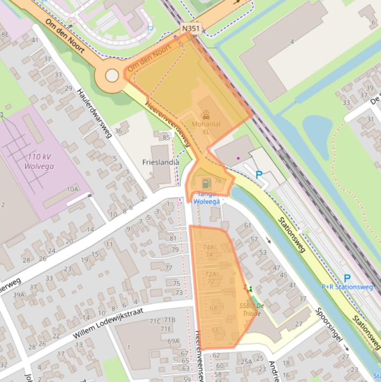 Kaart van postcodegebied 8471BH.