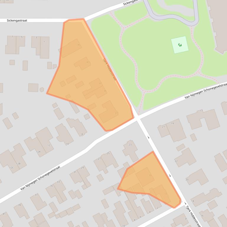 Kaart van postcodegebied 8471BX.