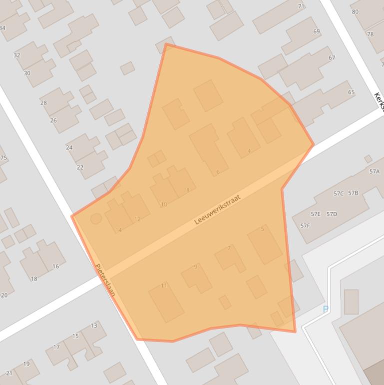 Kaart van postcodegebied 8471CP.