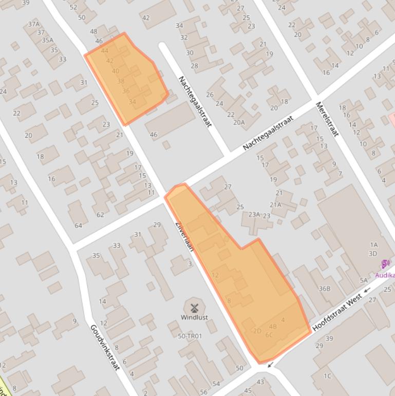 Kaart van postcodegebied 8471DW.