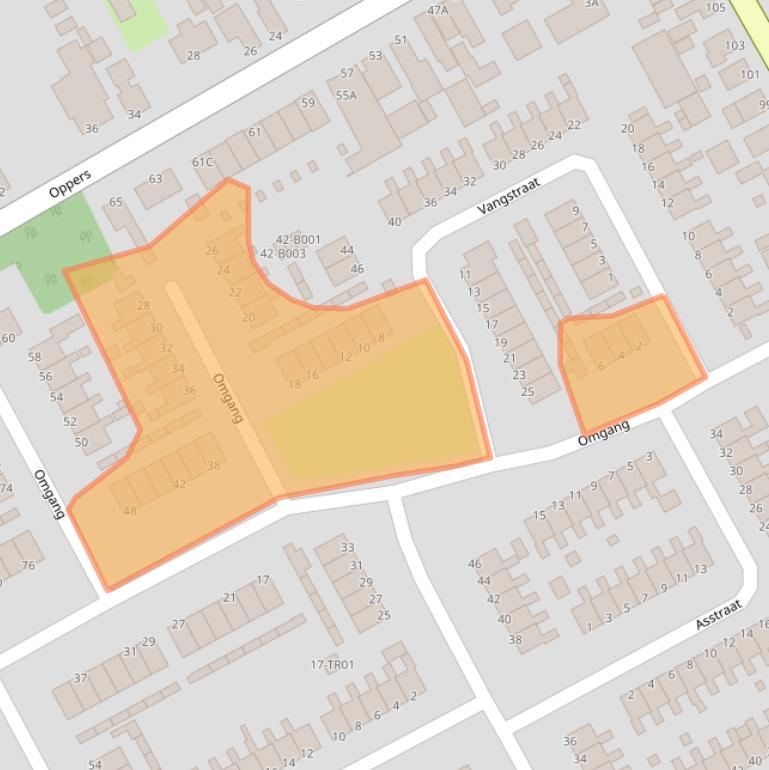 Kaart van postcodegebied 8471ES.