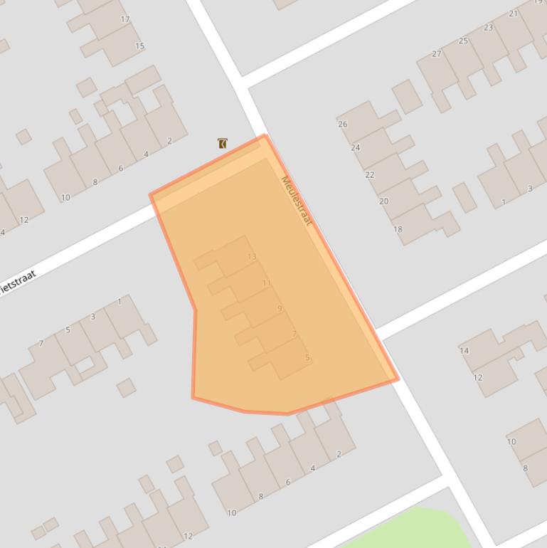 Kaart van postcodegebied 8471EZ.