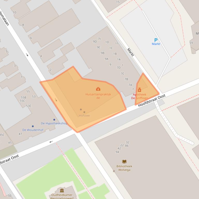 Kaart van postcodegebied 8471JK.