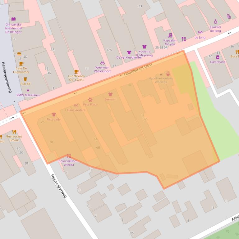 Kaart van postcodegebied 8471JL.