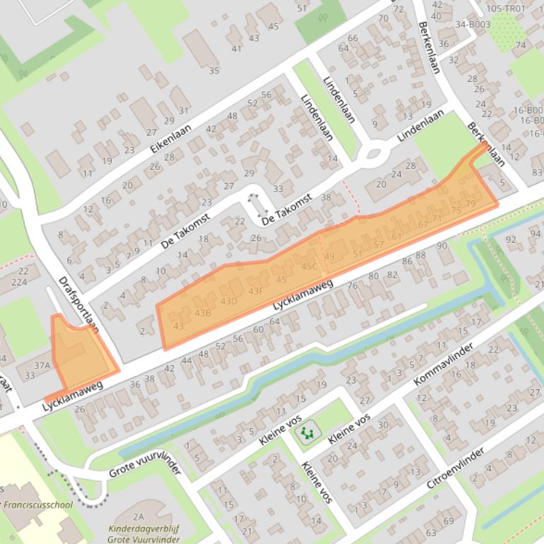Kaart van postcodegebied 8471JV.