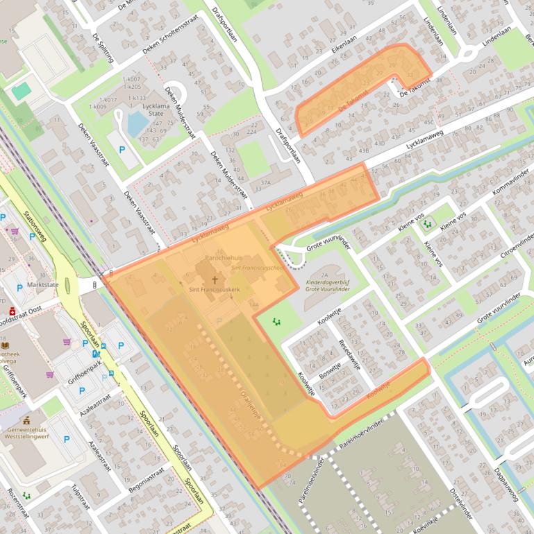 Kaart van postcodegebied 8471JX.