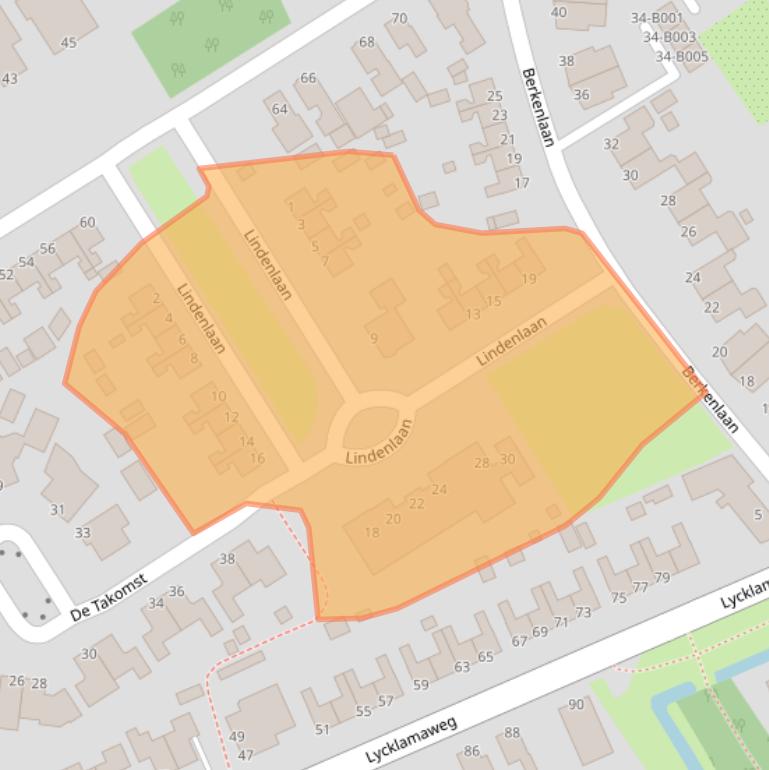 Kaart van postcodegebied 8471KG.