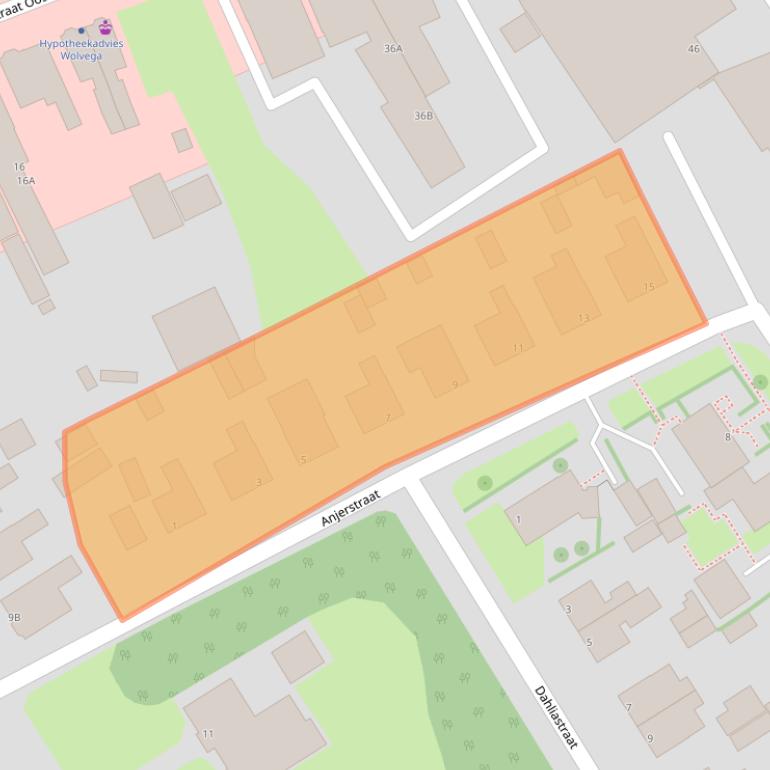 Kaart van postcodegebied 8471KN.