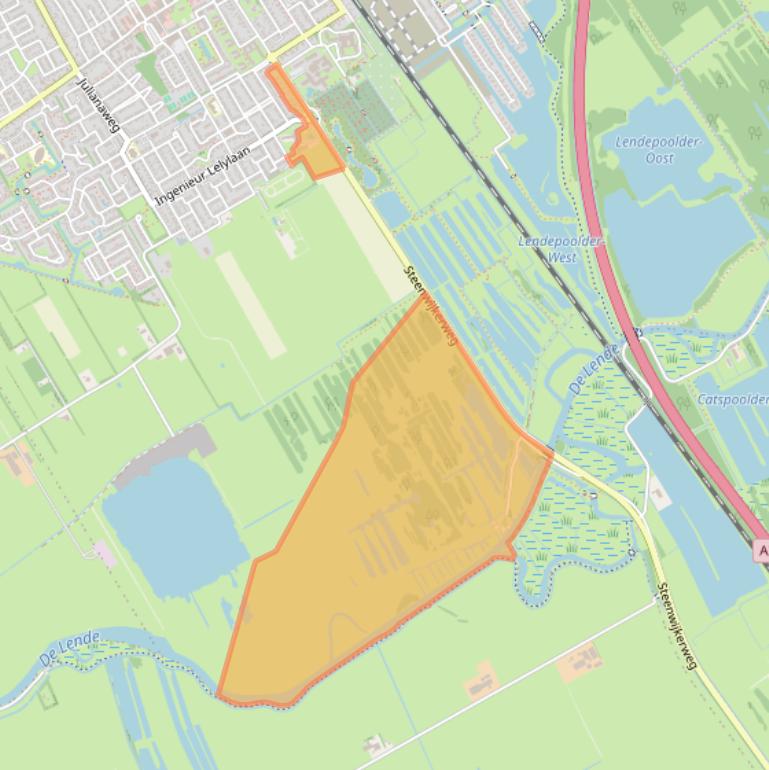 Kaart van postcodegebied 8471LC.