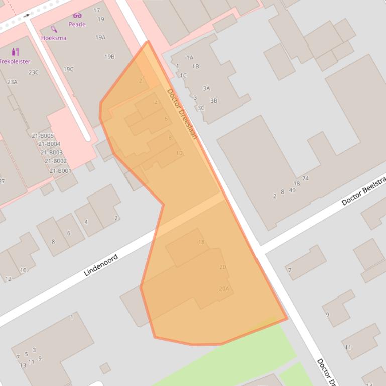 Kaart van postcodegebied 8471LE.